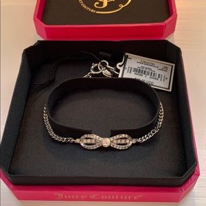 Juicy Couture crystal bow bracelet